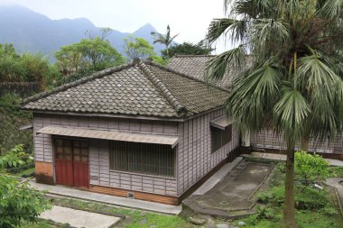 18 Nisan 2011 Jinguashi geleneksel Japon mimarisi. Tayvan.