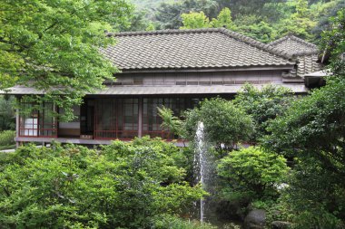 18 Nisan 2011 Jinguashi geleneksel Japon mimarisi. Tayvan.