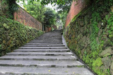 18 Nisan 2011 Jinguashi geleneksel Japon mimarisi. Tayvan.