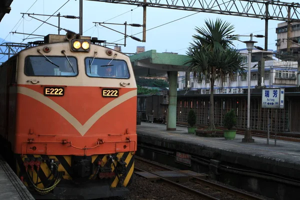 April 2011 Railway System Train Taipei — Stock Photo, Image