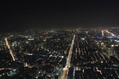 19 Nisan 2011 Tayvan. Finansal bölge ve akıllı kentlerdeki iş merkezleri.