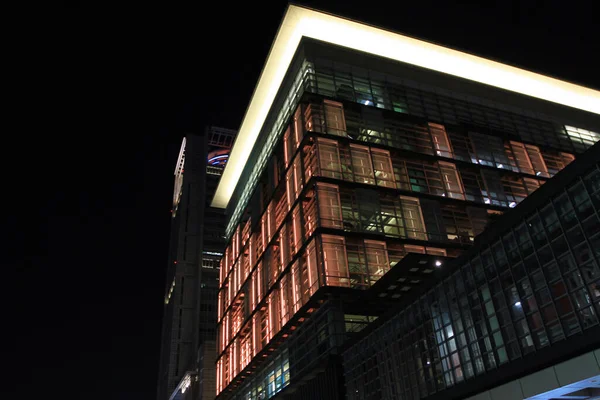 Abril 2011 Vista Nocturna Calle Del Distrito Xinyi Taipei — Foto de Stock