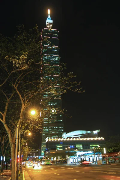 Απριλίου 2011 Ταϊπέι 101 Scraper Όμορφο Τοπίο Της Ταϊβάν Cityscape — Φωτογραφία Αρχείου