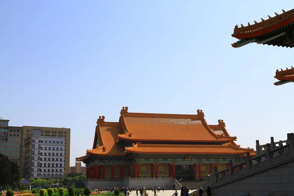 April 2011 Chiang Kai Shek Memorial Hall Sunny Day Liberty — Stock Photo, Image