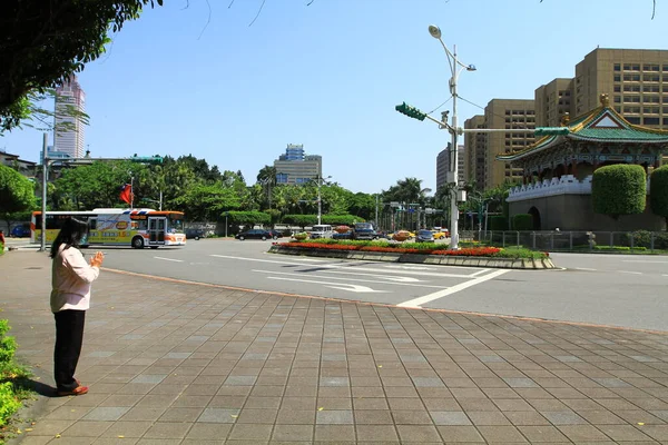 Aprile 2011 Vecchia Vista Edificio Del Jingfumen Porta Est Taipei — Foto Stock