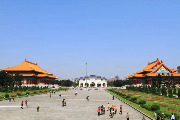 April 2011 Chiang Kai Shek Memorial Hall Freedom Square Taipei — Stock Photo, Image