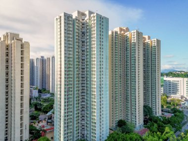 Hang Hau 'daki modern konut binası 2 Ekim 2022