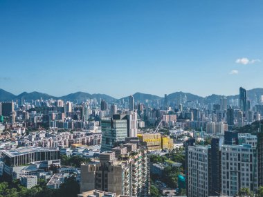 3 Mayıs 2022 Kowloon Tong, Hong Kong yerleşim bölgesi.