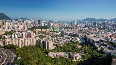 Şehir Binaları Kowloon Tong, Hong Kong 3 Mayıs 2022
