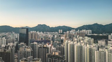 Choi Hung 'daki yerleşim yerinin manzarası 3 Mayıs 2022