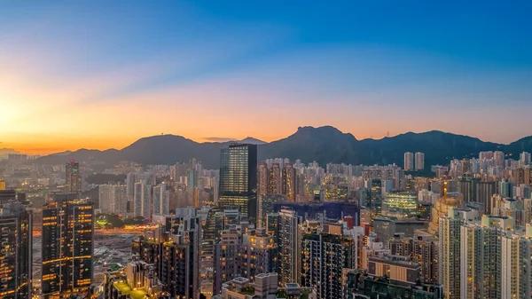 Senja Kowloon Hong Kong Mei 2022 — Stok Foto