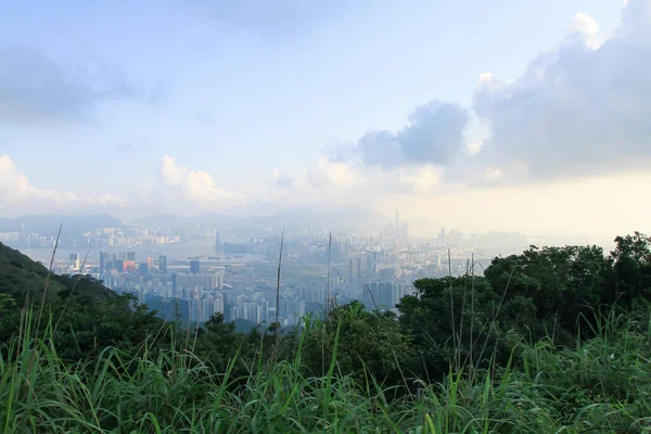 Mayo 2022 Paisaje Kowloon Peak Hong Kong Julio 2011 — Foto de Stock