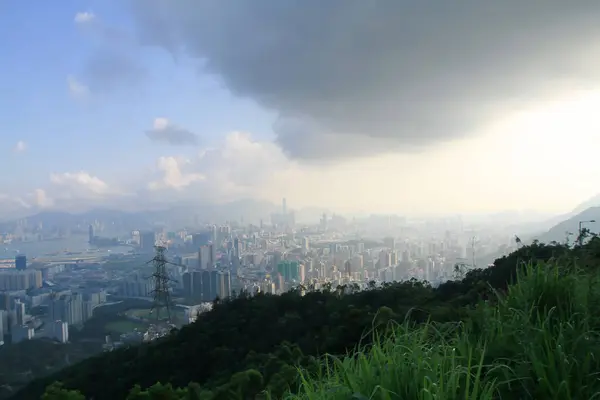 Mai 2022 Paysage Kowloon Peak Hong Kong Juillet 2011 — Photo