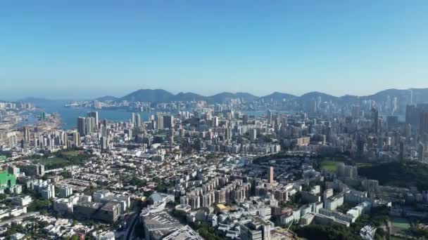 May 2022 Cityscape Kowloon Tong Residential District Hong Kong — Stock Video