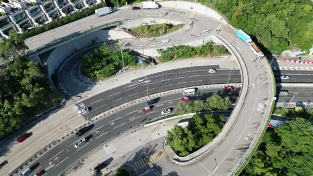Autopista Lung Cheung Road Kowloon Mayo 2022 — Vídeo de stock