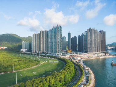 Lohas Park yerleşim bölgesi, Tseung Kwan O, 5 Ekim 2022