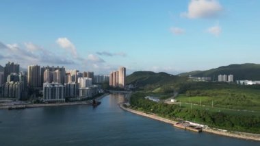 30 Nisan 2022 'de Hong Kong, TKO Town' da bir şehir manzarası