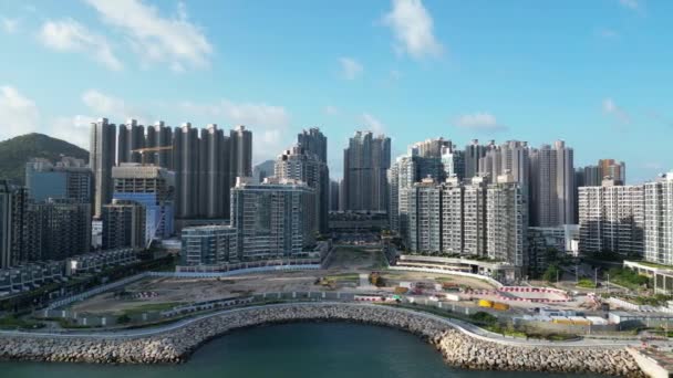 Krajobraz Miasta Tko Town Hongkong Kwietnia 2022 — Wideo stockowe