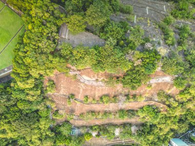 Garden Hill Hong Kong 'un en üst manzarası 10 Ekim 2022