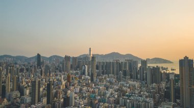 Sham Shui Po 'nun batısındaki Kowloon şehri 10 Ekim 2022