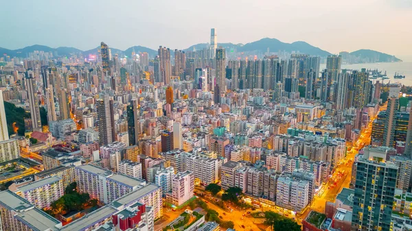 Paisaje Urbano Península Kowloon Sham Shui Mayo 2022 —  Fotos de Stock