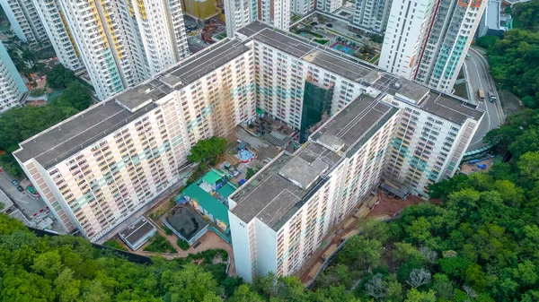 Pak Tin Estate Bloco Reconstrução Oct 2022 — Fotografia de Stock