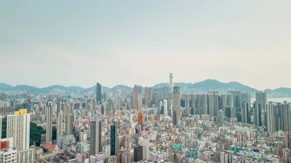 Paisaje Urbano Península Kowloon Sham Shui Mayo 2022 —  Fotos de Stock