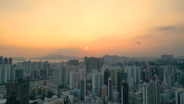 Mayıs 2022 Sham Shui Nun Batısındaki Kowloon Şehri — Stok video