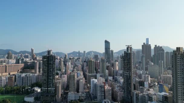 2022年5月1日香港太子爱德华的全景 — 图库视频影像