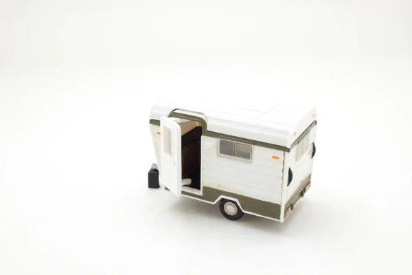 Scale Figure Caravan Car Model — Stock Photo, Image