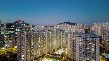 23 Ocak 2022. Laguna Plaza, Hong Kong 'daki büyük yerleşim alanı.