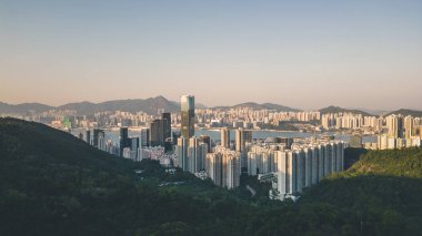 Tai Koo, Hong Kong 19 Mart 2022: Hong Kong yerleşim bölgesi