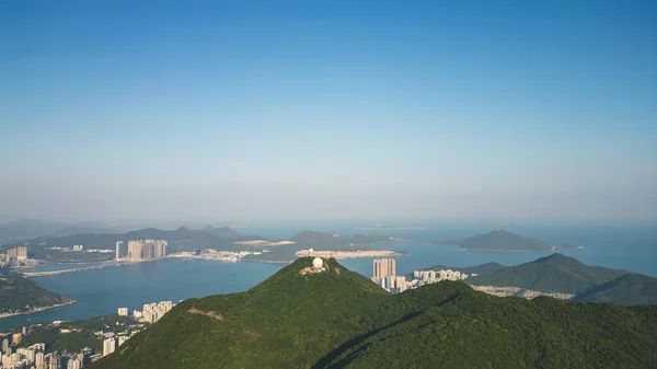 Une Baie Carrière Hong Kong Centre Ville Avril 2022 — Photo