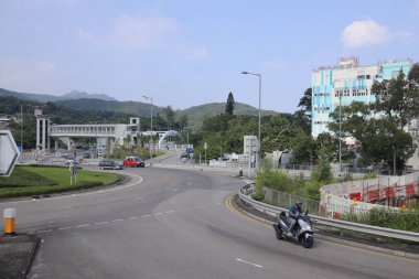 Hirams Otoyolu Saikung Bölgesi, Hong Kong 10 Ekim 2022