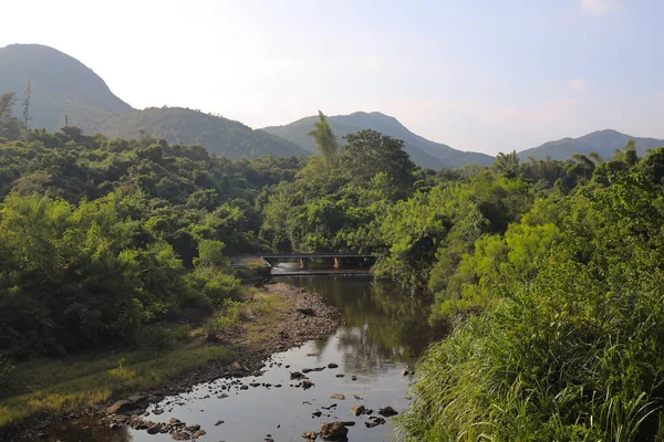 April 2022 Der Fluss Lung Hung Bei Pak Tam Chung — Stockfoto