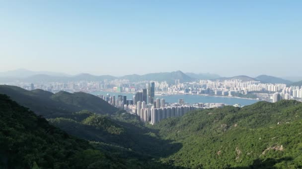 Tai Koo Χονγκ Κονγκ Μαρτίου 2022 Οικιστική Περιοχή Χονγκ Κονγκ — Αρχείο Βίντεο