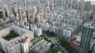 1 Mayıs 2022 Sham Shui Po 'nun batısındaki Kowloon şehri.