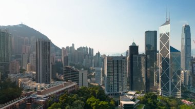 14 Ekim 2022 Hong Kong 'daki Deniz Kuvvetleri Gökdelenleri