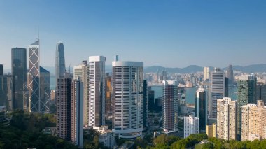 14 Ekim 2022 Hong Kong 'daki Deniz Kuvvetleri Gökdelenleri
