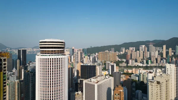 Oct 2022 Stad Skyline Van Chai Wan Hong Kong — Stockfoto