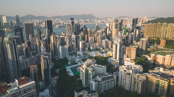 Oct 2022 City Skyline Chai Wan Hong Kong — Stock Photo, Image