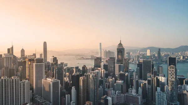 Oct 2022 City Skyline Chai Wan Hong Kong — Stock Photo, Image