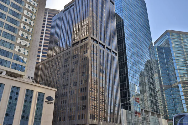 Moderna Finansiella Skyskrapor Central Business District Okt 2022 — Stockfoto