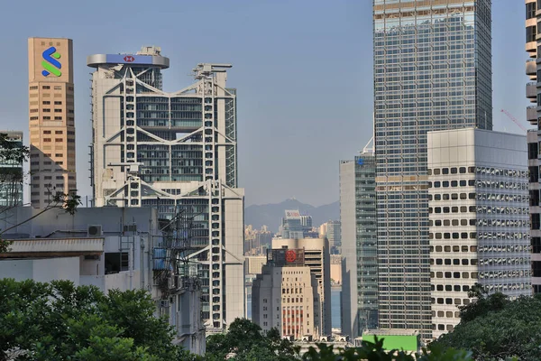 Modernos Arranha Céus Financeiros Central Business District Out 2022 — Fotografia de Stock
