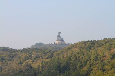 1 Ocak 2012 Ngong Ping 'deki Buda heykeli.