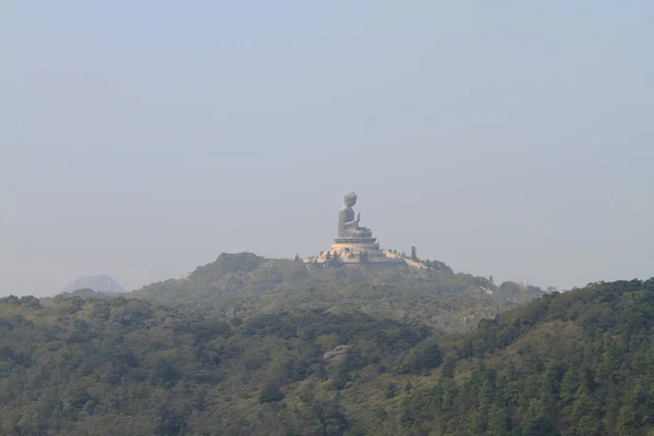 Ιαν 2012 Άγαλμα Του Βούδα Στο Ngong Ping — Φωτογραφία Αρχείου