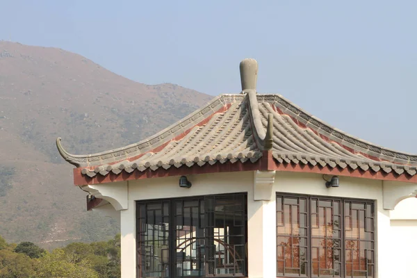 Jan 2012 Dorf Ngong Ping Auf Der Insel Lantau Hongkong — Stockfoto