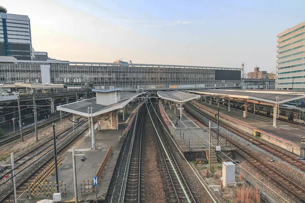 Die Landschaft Der Shin Osaka Station Japan April 2012 — Stockfoto