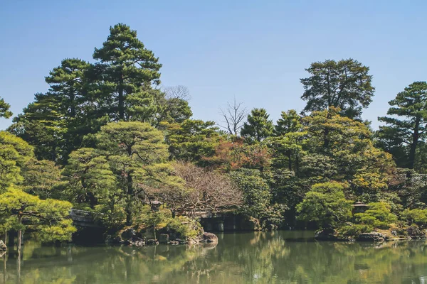 Gyoen National Garden Imperial Palace Kyoto Japan Квітня 2012 — стокове фото