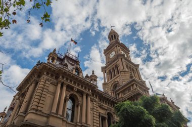Clock tower at Sydney Town Hall